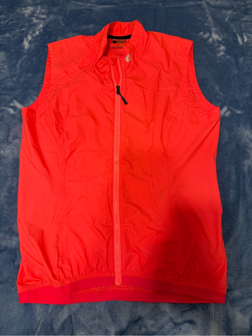 Lightweight Women's Sleeveless Vest in Vibrant Coral